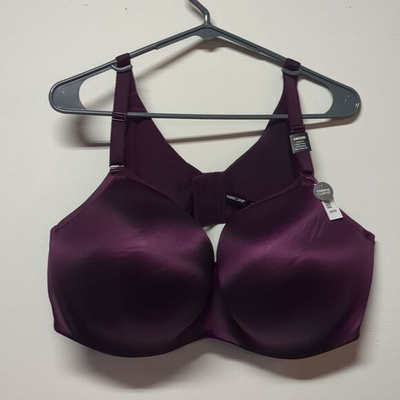 NEW Torrid Lightly Lined Full Coverage Balconette Bra - Purple Size 48DDD - Picture 1 of 6